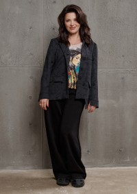 Майка-алкоголичка с принтом